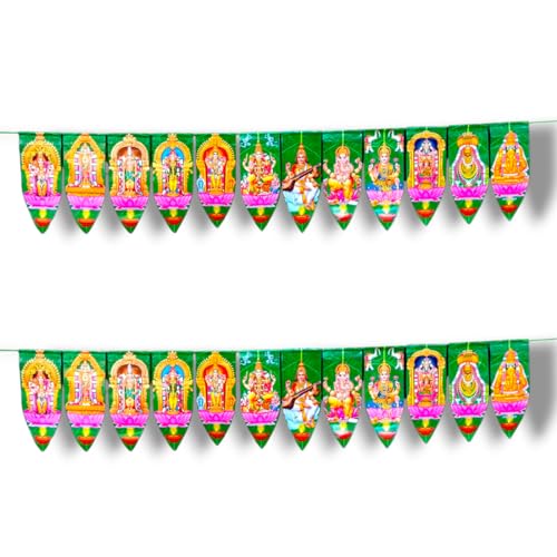 God Photos Welcome Mango Leaves Toran for Decoration Door Hanging...