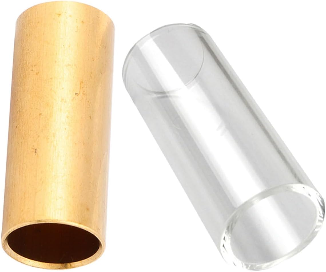 Metal Guitar Slide 2pcs for Electric and Acoustic Guitars