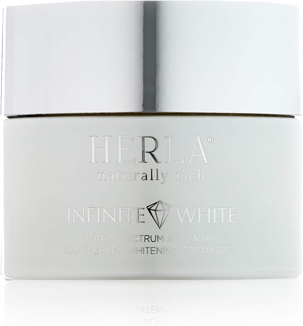 Herla Infinite White Total Spectrum anti-aging crème whitening verkleuringen SPF 15 50 ml
