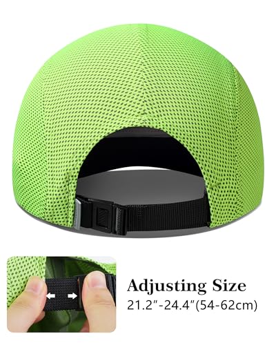 Image of GADIEMKENSD Running Hat Performance Mesh Hat, Excellent Ventilation, Lightweight, Reflective Design, Anti-Glare