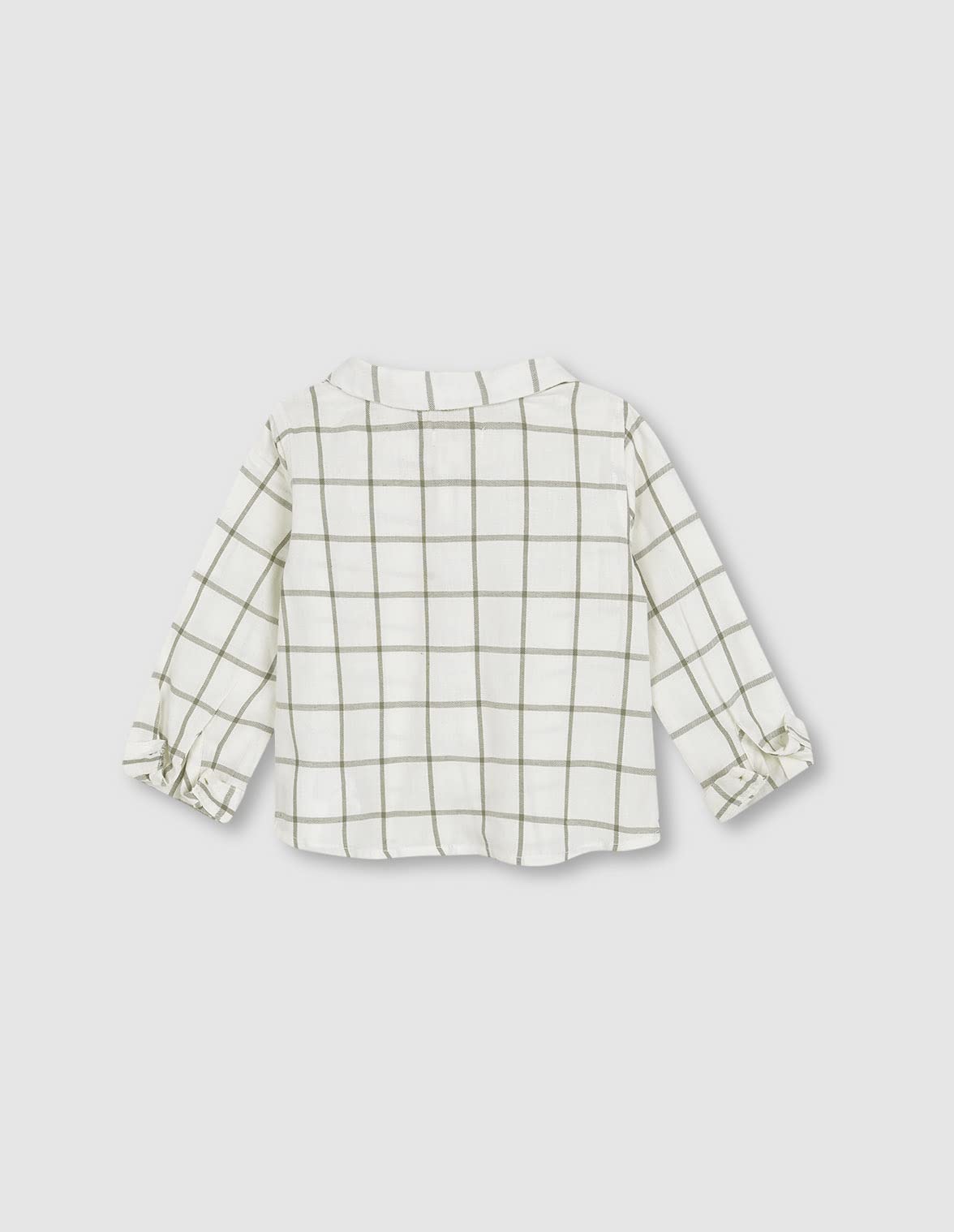 GOCCO Camisa Villela Cuadros, Verde Nuevo, Regular para Bebés