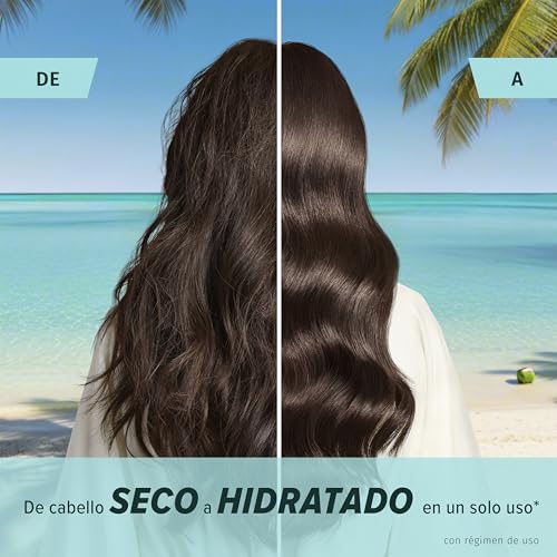 Miniatura 6 de Herbal Essences Fiji Champú 350ml, Acondicionador 250ml Y Sérum Mágico Sin Aclarado 95ml De Hidratación Ligera. Con Extracto De Coco. Para Un Cabello Suave Y Sedoso