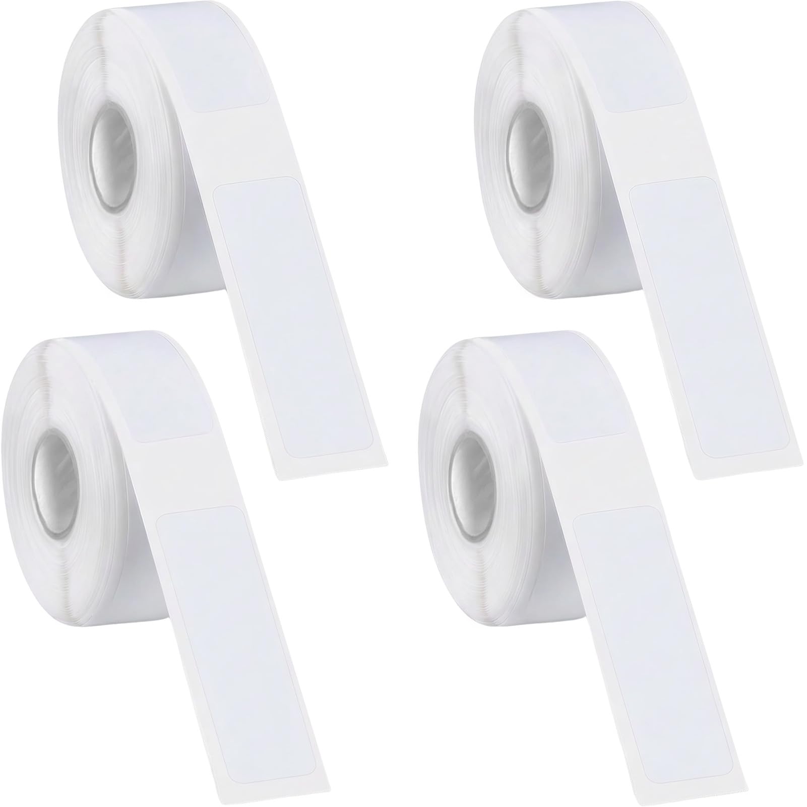 4 Rolls Label Maker Tapes for Phomemo D30, 640PCS 12x40mm Thermal Printer Labels, Waterproof Label Printer Paper, Home and Office Organisation