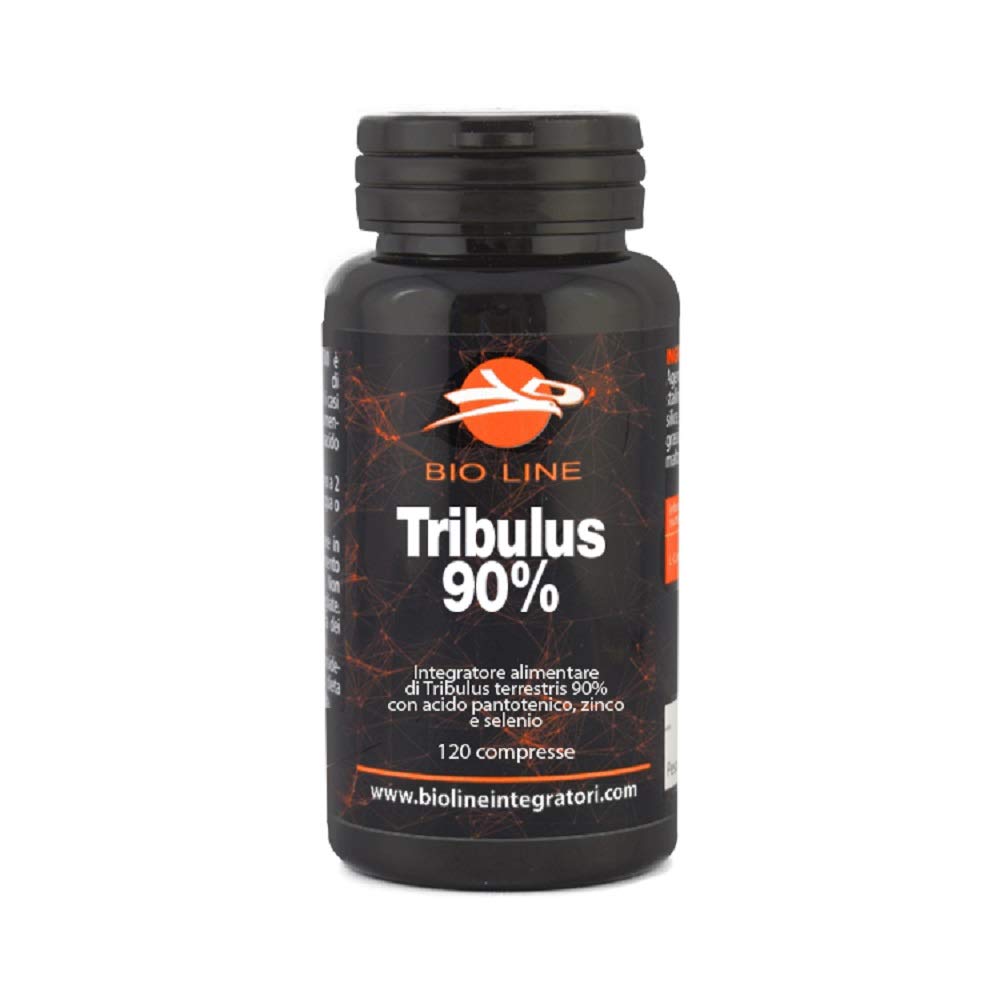 TRIBULUS 90% - Integratore alimentare di Tribulus Terrestris L. frutto, titolato al 90% in saponine, 120 compresse