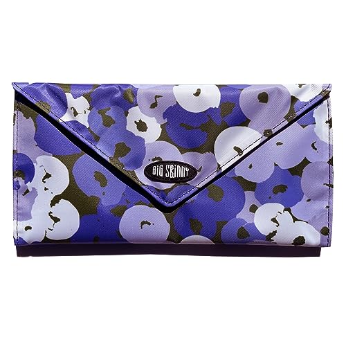 Image of Big Skinny Women's Slimvelope Tri-Fold Checkbook Slim Wallet, Holds Up to 40 Cards