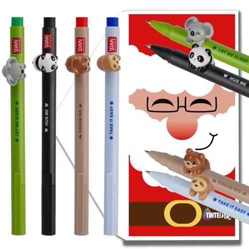 Set de 4 bolígrafos Legami Lovely Friends gel