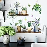 Photo Gallery traziewell adesivo da parete con piante verdi per soggiorno, camera da letto, bagno, cucina, 1616 Photo Gallery traziewell adesivo da parete con piante verdi per soggiorno, camera da letto, bagno, cucina, 1616