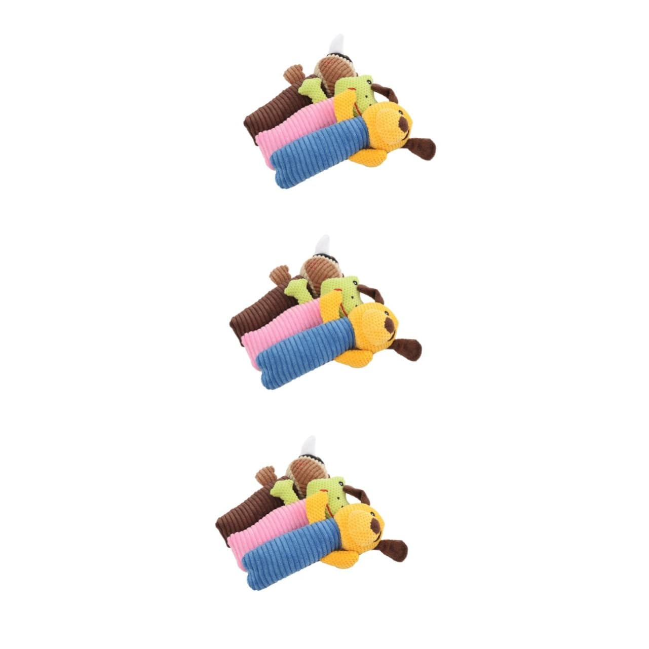 SUPVOX 9 Uds Juguetes Chirriantes para Mascotas Juguetes De Peluche para Perros Juguetes De Peluche para Cachorros Juguetes para La Dentición De Mascotas Verduras Chirriantes