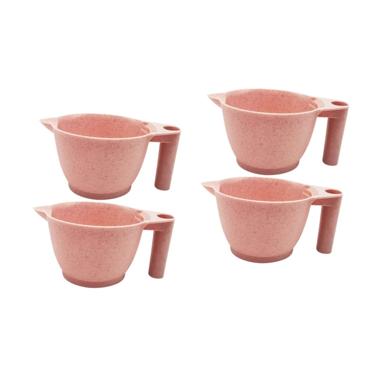 BELLIFFY 2sets Professional Hair Stylist Mixing Bowls Hair Bowl Salon Dye Mixing 2pcs*2