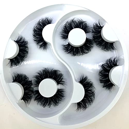 2021 New 25mm 3D Faux Mink Hair Cross False Eyelashes 5 Pairs Long Eye Lashes Handmade Thick Makeup Beauty Extension Tools (WX-11) image 5