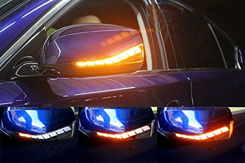 LED-Mirror-Sequential-Turn-Signal-Light-Parking-Puddle-BLACK-Verion-The-3rd-Generation-For-infiniti Q50 14-18 Q60 13-18 Q70 15-17 QX30 2017 QX80 2016 - Thumbnail 7
