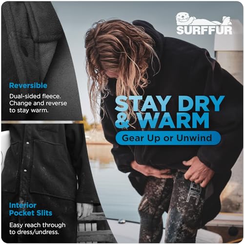 Original Waterparka Swim Parka - Dry Robe, Changing Robe, Swim Jacket, & Boat Coat - Surfing, Swimming Poncho3