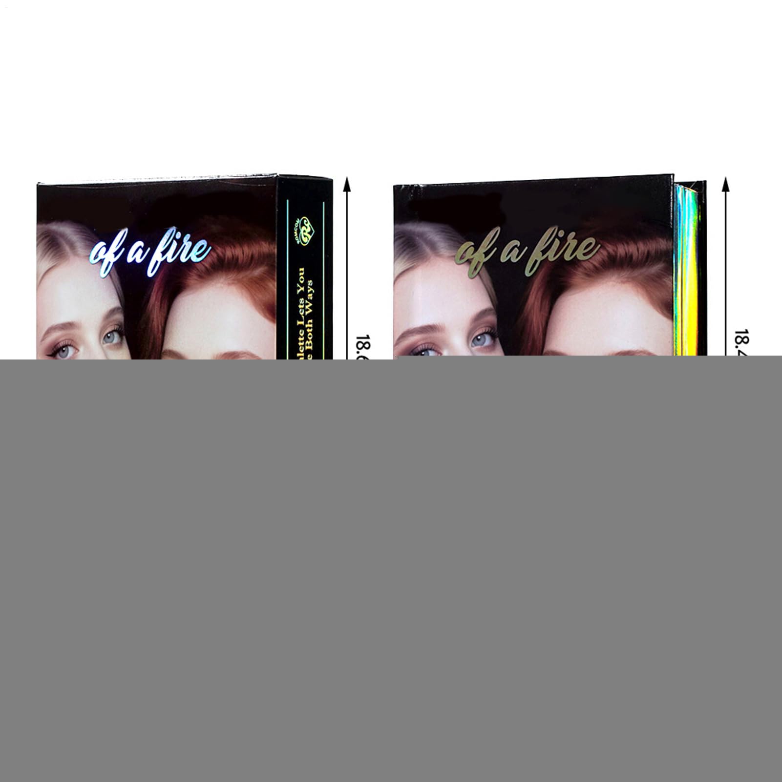 Makeup Buch Palette Lidschatten 48-Farben Buch-Stil | Glitzer Rouge Gesichtspalette Für Tägliche Reisen Urlaub Hochzeiten Geburtstage Verabredungen Hochzeitsevents