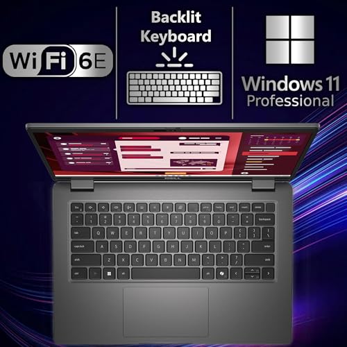 Image of Dell Latitude 3450 3000 14 inch Business Laptop, Intel 10 Core i5-1335U (Beats i7-1270P), 16GB DDR5 RAM, 512GB NVMe, WiFi 6E + BT, HD Webcam, RJ-45, Win 11 Pro -Gray