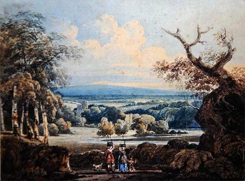 Toile de arts paysage château d'Arundel, impression haute définition 60x90cm