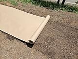New EcoMulch Organic Weed Controlling Mulch - OMRI Listed 36" x 25 feet Roll 100% Bio-Degradable