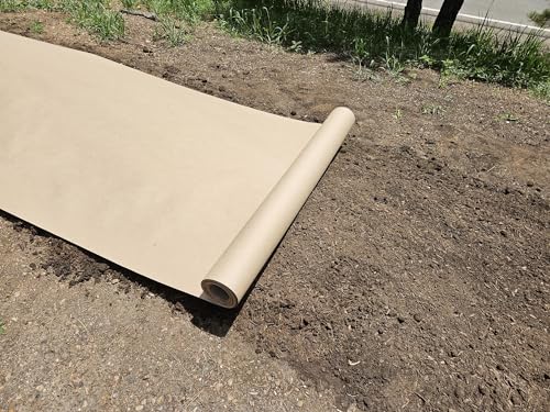 New EcoMulch Organic Weed Controlling Mulch - OMRI Listed 24' x 250 ft roll, 100% Bio-Degradable