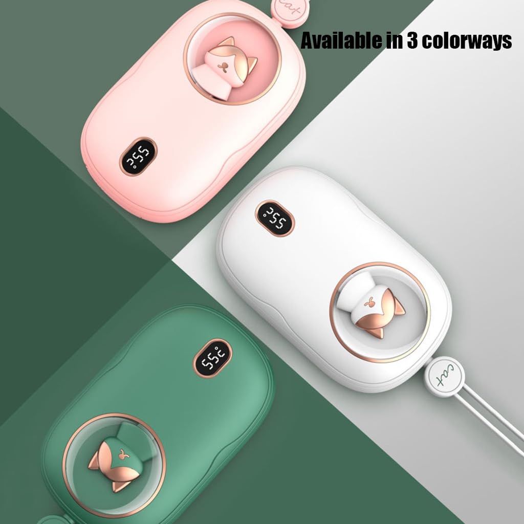Scaldabagni ricaricabili - riscaldamento lungo 8Hrs riscaldatore ricaricabile, tasca portatile elettrico scaldamani uso come regalo di compleanno di Natale