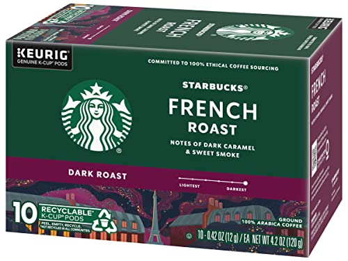 Image of Starbucks Coffee K-Cup Pods, French Roast, 10 CT