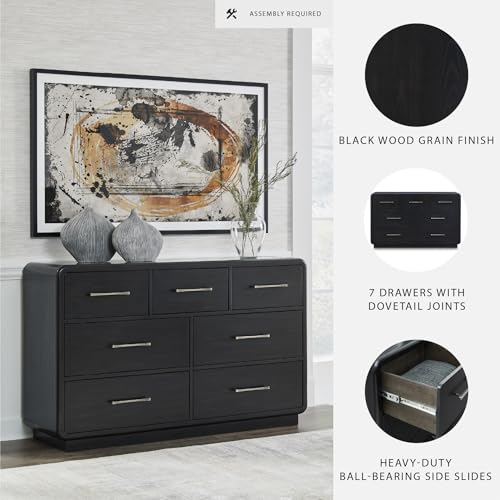 Modern 7-Drawer Dresser with Felt-Lined Top Drawer - Image 5