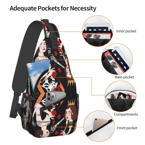 Mochila tipo sling para viaje y camping unisex miniatura 3
