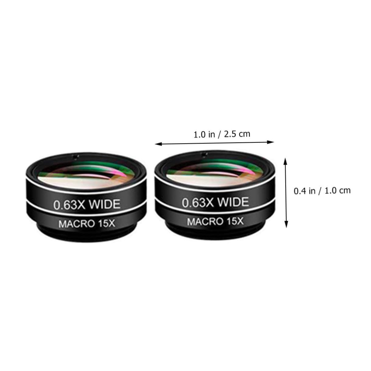 SHINEOFI Kit de Lentes para Fotografía Móvil Clip y Funda Lentes Macro y Gran Compatible Smartphones