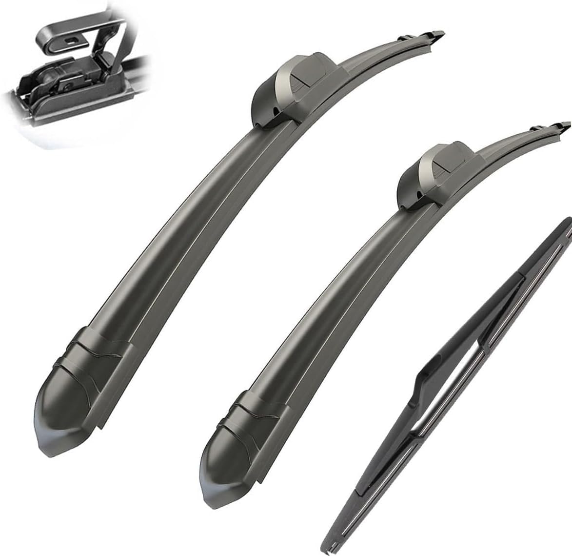 MadongJ Windshield Windscreen Wiper Blades for KIA Picanto SA MK1 Hatchback 2004-2011, Replacement Blades All-Weather Performance Streak-Free Windshield Wipers