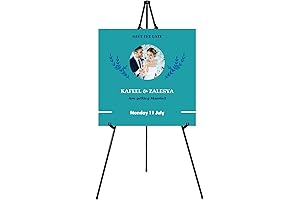 JoyYeux Portable Easel: Adjustable Display for Your Artistic Expressions