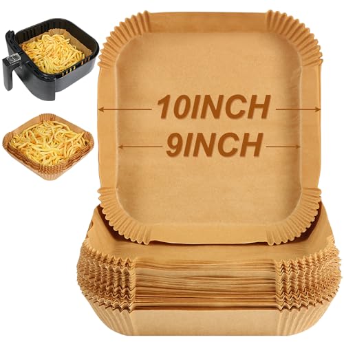 BYKITCHEN F Falkiya Air Fryer Paper Liners, 9 Inch Large Square, 50PCS