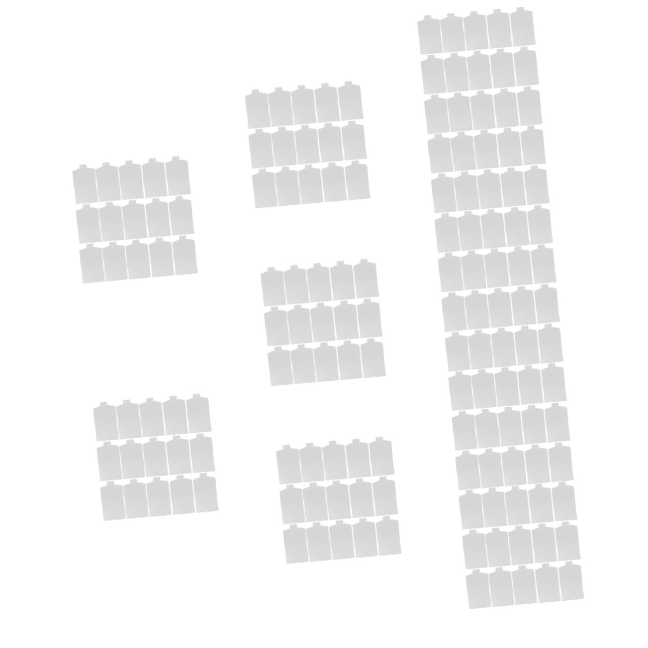 Garneck 200pcs Clothes Folding Board Easy Shirt Organizer Shirts Space-efficient Laundry Helper for Neat Closets