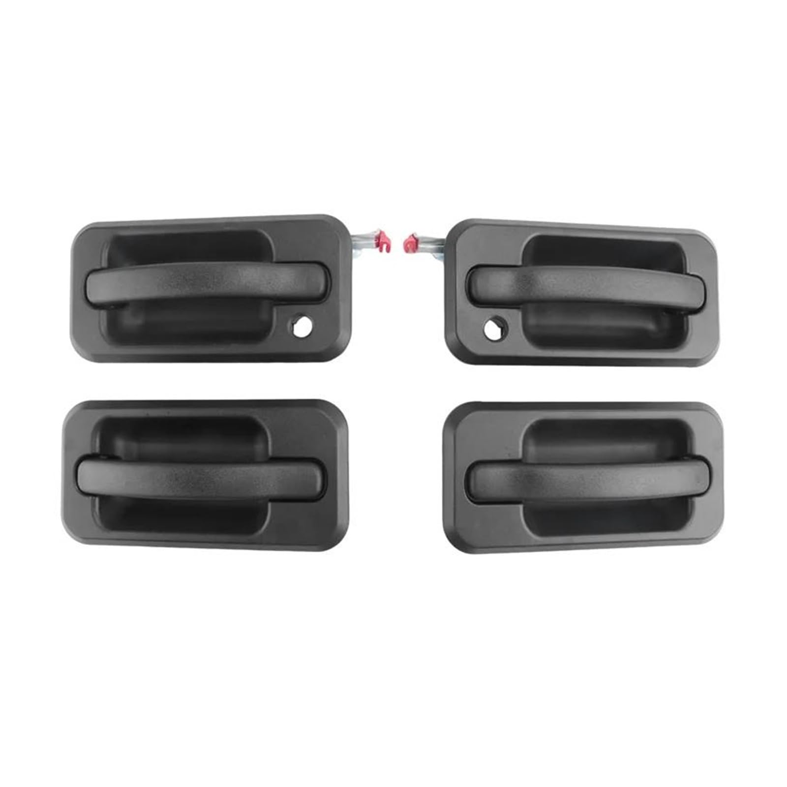MTVTFECEWG 4Pcs Exterior Outside Door Handle for Hummer H2 2003-2009 131609870457 15104792 10360326 15104796 15104797