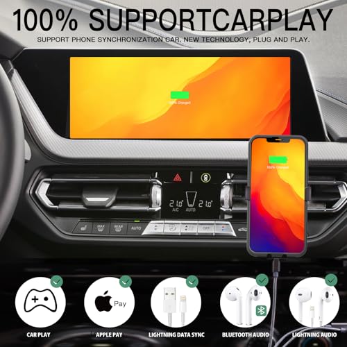 Gin Foxi FM1361 Fast Charging Battery Case For Iphone 13/13 Pro/14/14 Pro, 15W Wireless Charger Slim Travel 7000Mah Power Bank Anti-Slip Tpu Extra Pack thumb #6