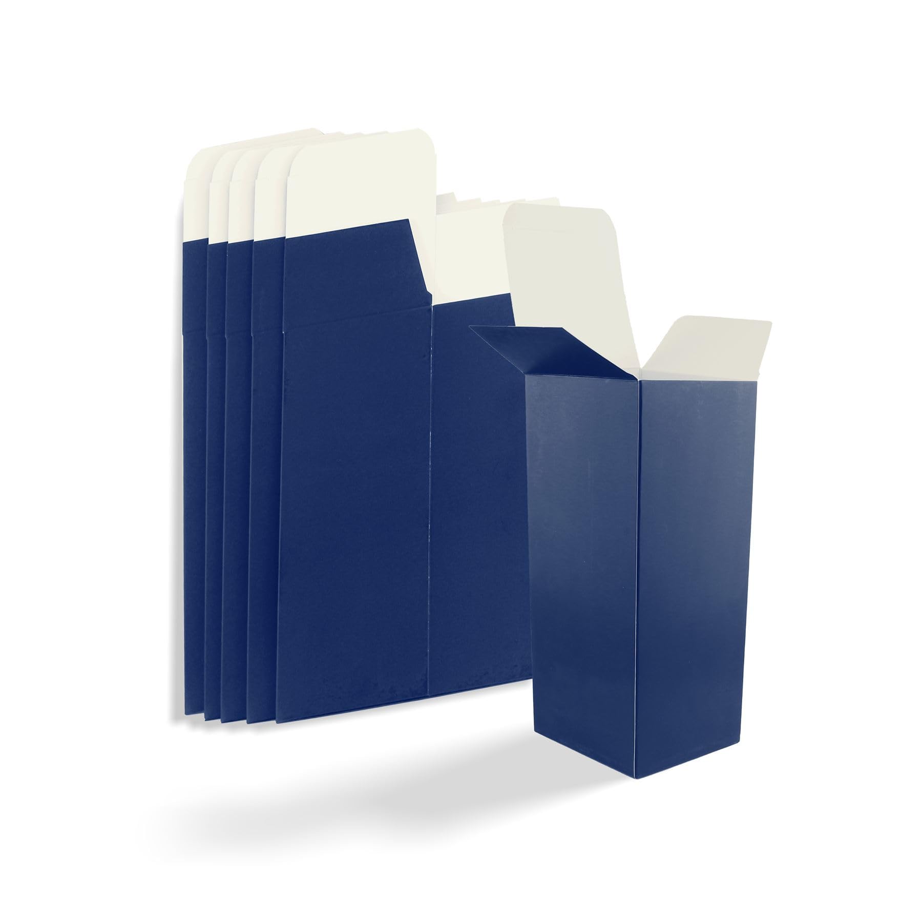 Royal Blue Tall Gift Boxes - Favour & Wedding Occasion, Easy Assembler - Kraft Packaging Boxes (22.3x9x9cm, 100 Pack)