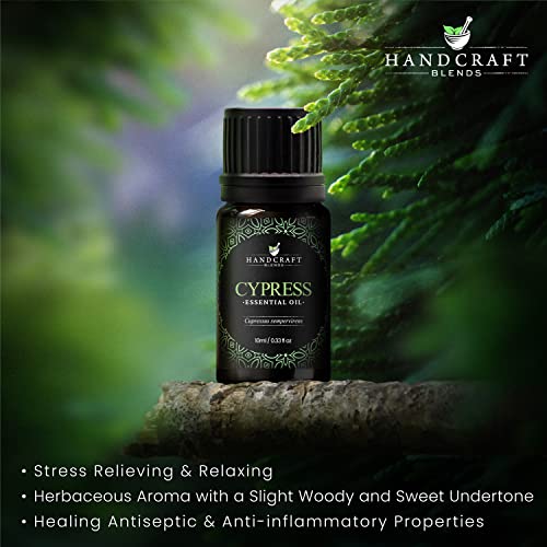 Handcraft Cypress Essential Oil - 100% Pure And Natural - Premium Therapeutic Grade Essential Oil For Diffuser And Aromatherapy - 0.33 Fl Oz #TOP2