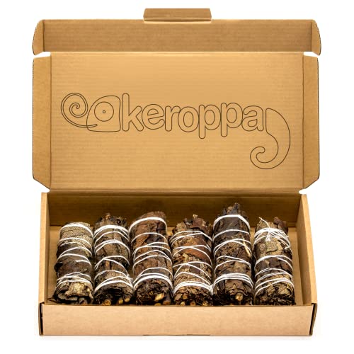 Salvia Blanca para Quemar. Atado Hierba Santa - Yerba Santa. Incienso 100% Natural de California. Limpieza energética sahumerio. (6 Atados) Cover