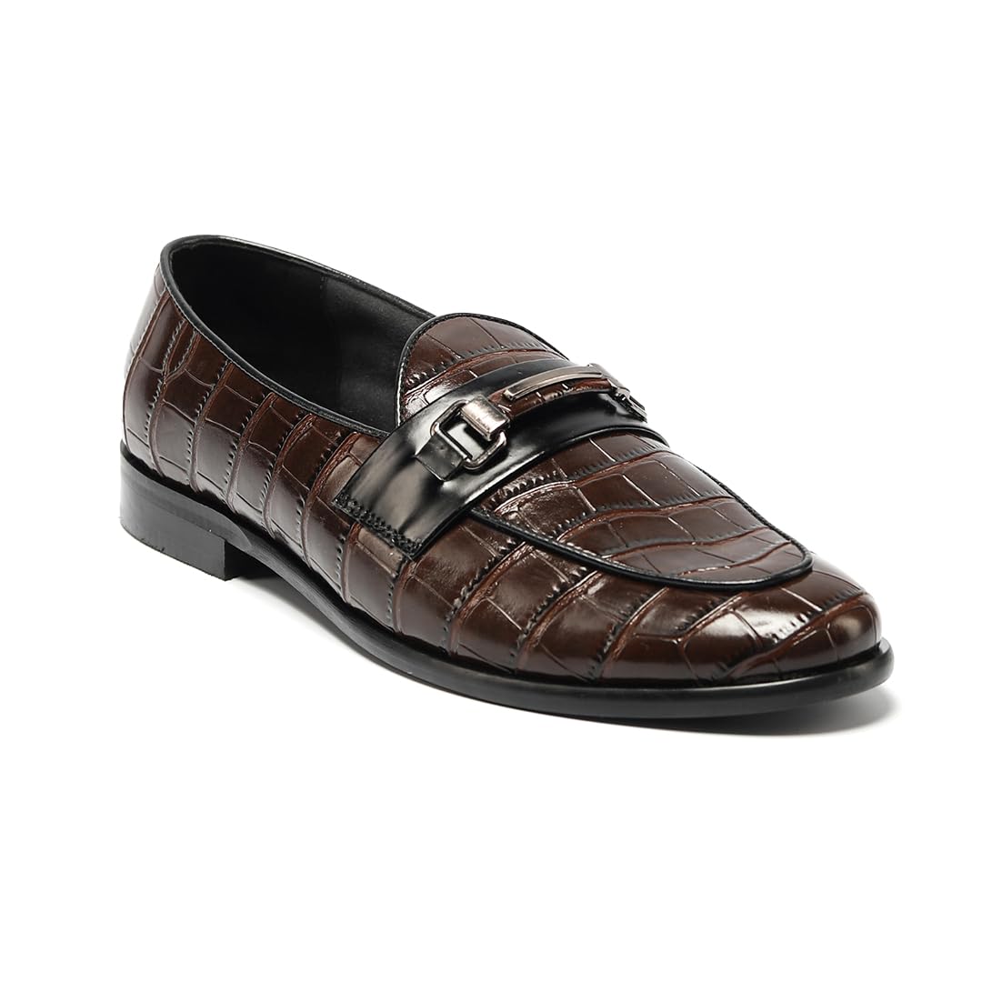See full amazon price history chart for Monkstory Mens Magnificos Classic Horsebit Slip Ons - Brown, 8 UK Monkstory Mens Magnificos Classic Horsebit Slip Ons - Brown, 8 UK (B0CZ6Y9J3F) Amazon Price History, Amazon Price Tracker