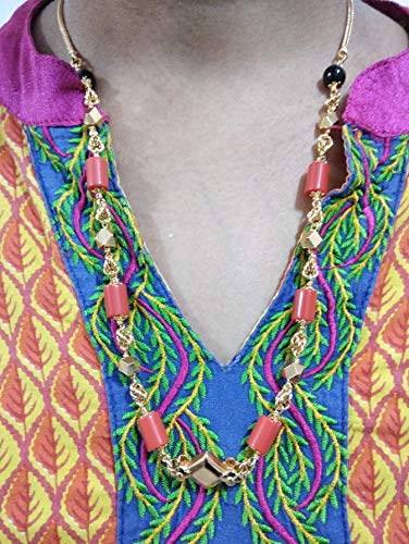 Image of Radha's Creations jewellery GSB mangalorean chain for women one gram gold