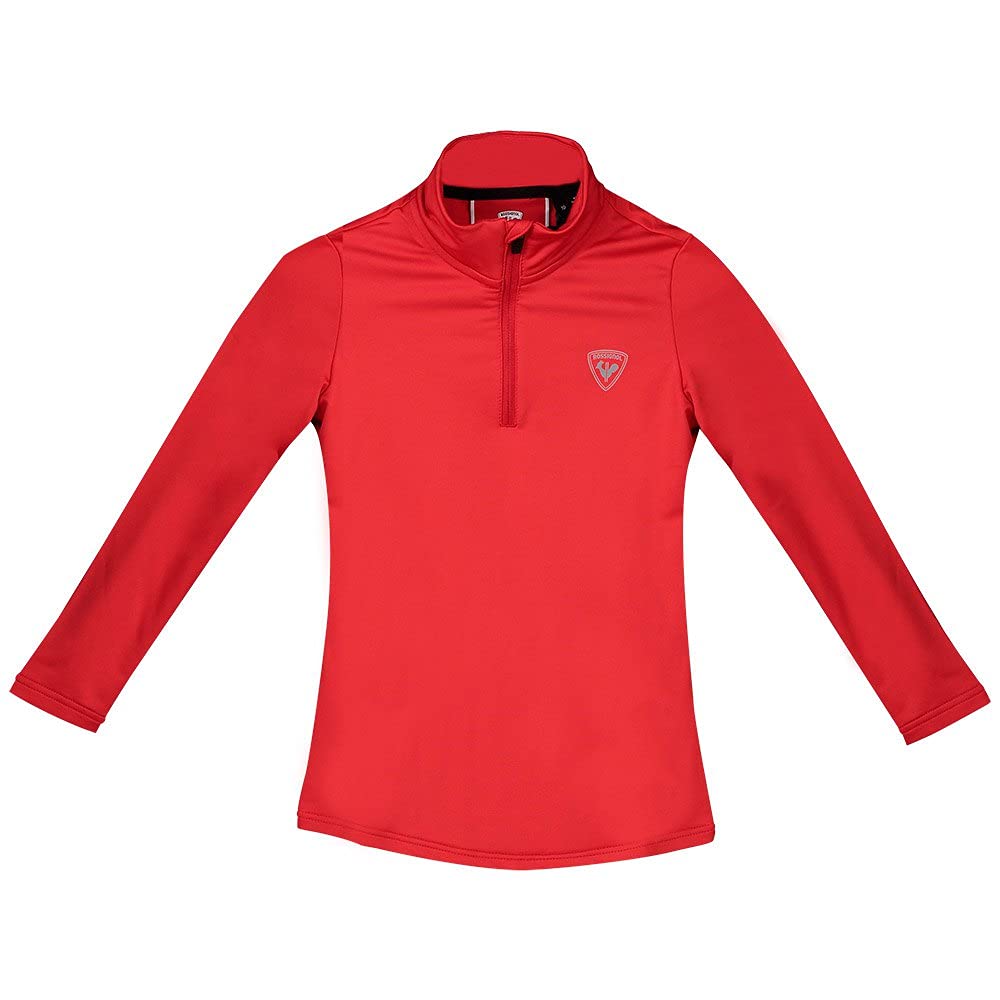 Rossignol Boy 1/2 Zip ciepła podszewka polarowa dla dzieci, sport czerwony, 10 lat