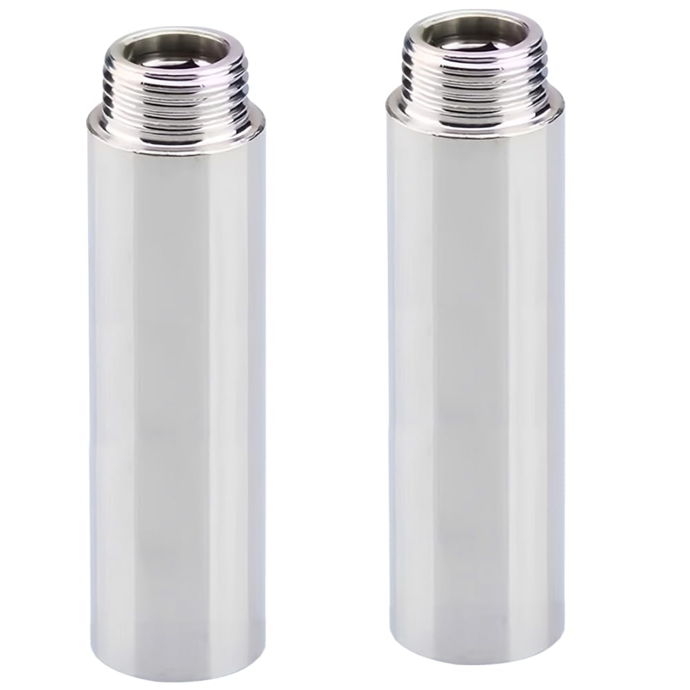 2 Stück Hahnverlängerung 1/2 Zoll X 200 Mm, 1/2 IG Auf 1/2 AG, Edelstahl