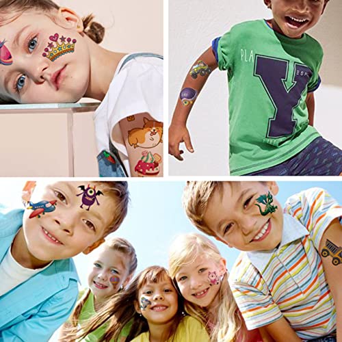 Charlent 204 Pcs Individually Wrapped Temporary Tattoos For Kids - Fun Tattoos For Boys Girls Birthday Party Favors Goodie Bag Fillers #TOP5