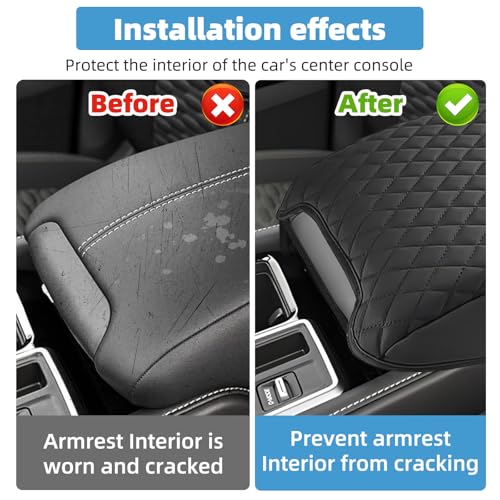 Image of Center Console Armrest Cover for Nissan Pathfinder 2022 2023 2024 2025 2026 Fully Covered Anti-Scratch Protector Interior Accessories