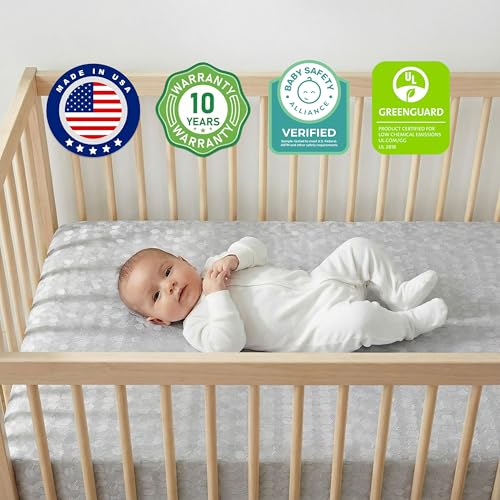 Image of Dream On Me 2-in-1 Little Lullaby Baby Crib Mattress, GREENGUARD Gold