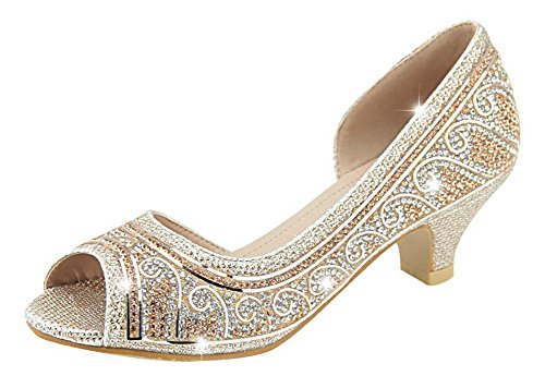 Bella Marie Truly-5 Girl's Rhinestone D'Orsay Dress