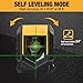 PREXISO Laser Level with Tripod, 65Ft Self Leveling Cross Line Laser Level, Green Line leveler Tool for Hanging Pictures, Home Renovation with LED Indicator & 2 AA Batteries (31-1/2 inch Tripod)