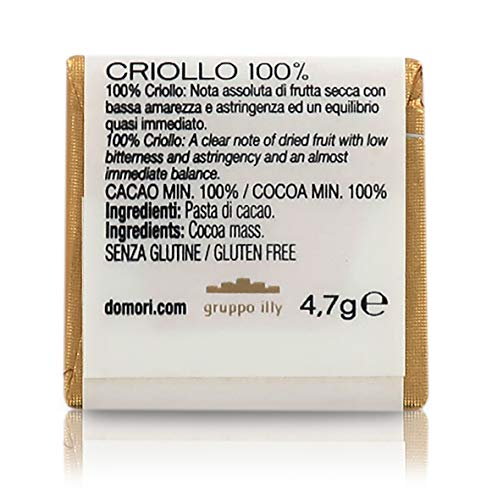 Domori Napolitain Schokolade mit 100% Kakao Criollo, Fondant Schokolade, 1 kg, ca. 185 Napolitains – Bild 4