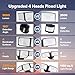 LUTEC 80W 9000LM LED Security Light Motion Sensor Outdoor Lights, 4 Head LED Flood Lights Outdoor 5000K Daylight, IP65 Waterproof, Motion Detected Lights for Outside, House, Garage, Yard (Black)