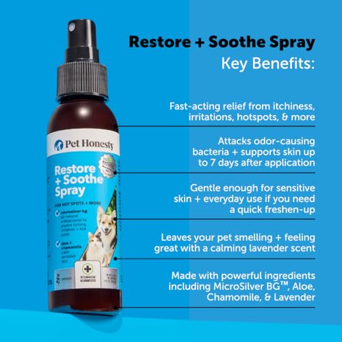 Pet-Honesty-Restore-Soothe-Hot-Spots-Spray-for-Dogs-Cats-Gentle-on-Sensitive-Skin-Soothes-Itching-Irritation-Lavender-4oz - Cucciolini Doodles   Pet-Honesty-Restore-Soothe-Hot-Spots-Spray-for-Dogs-Cats-Gentle-on-Sensitive-Skin-Soothes-Itching-Irritation-Lavender-4oz