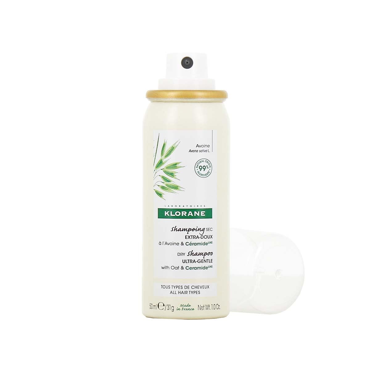 Klorane Dry Shampoo with Oat and CeramideLike 50ml - all hair types