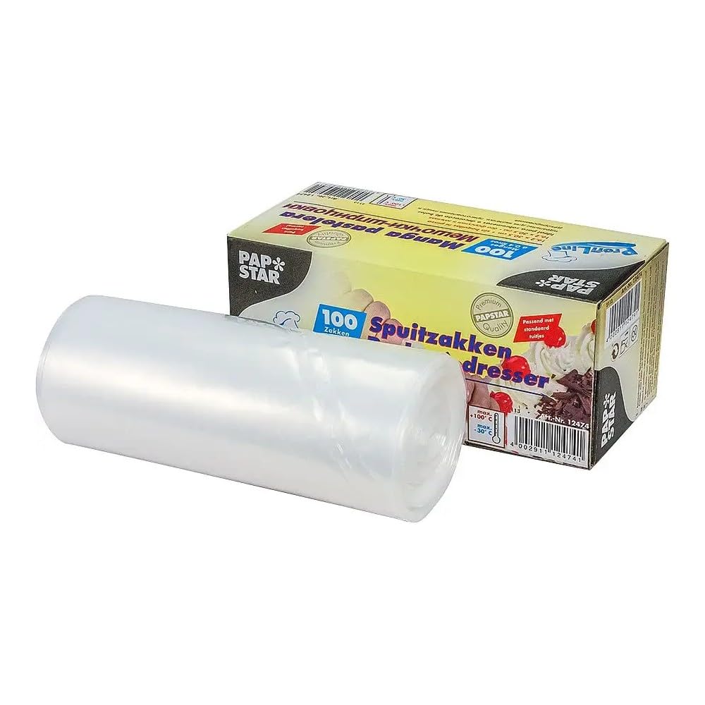 100 poche pâtisserie douille sachet gâteau jetable crème décoration