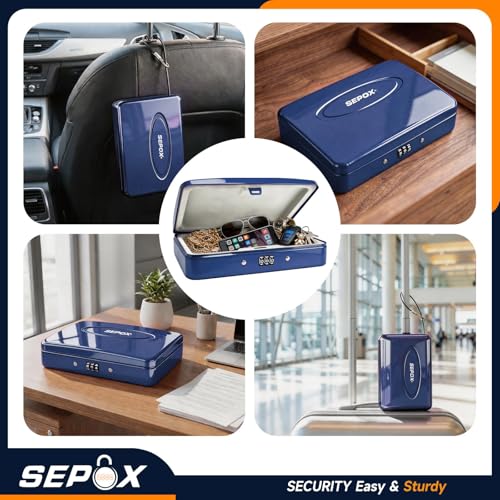 Boîte de sécurité portable SEPOX contre le vol de clés et petits objets